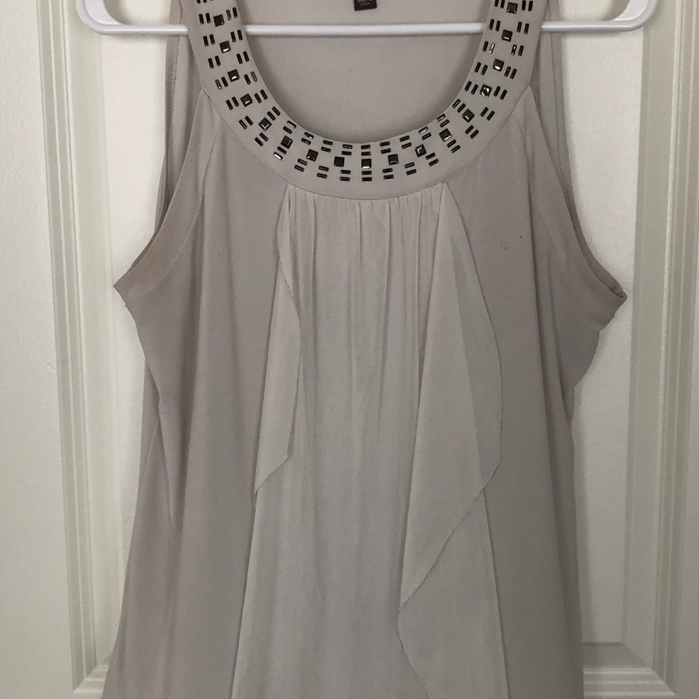 Suzie Couture Women’s White Top, Size Large